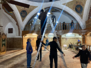 يافا: سرية كشاف النادي الإسلامي في حملة لتنظيف مسجد المحمودية